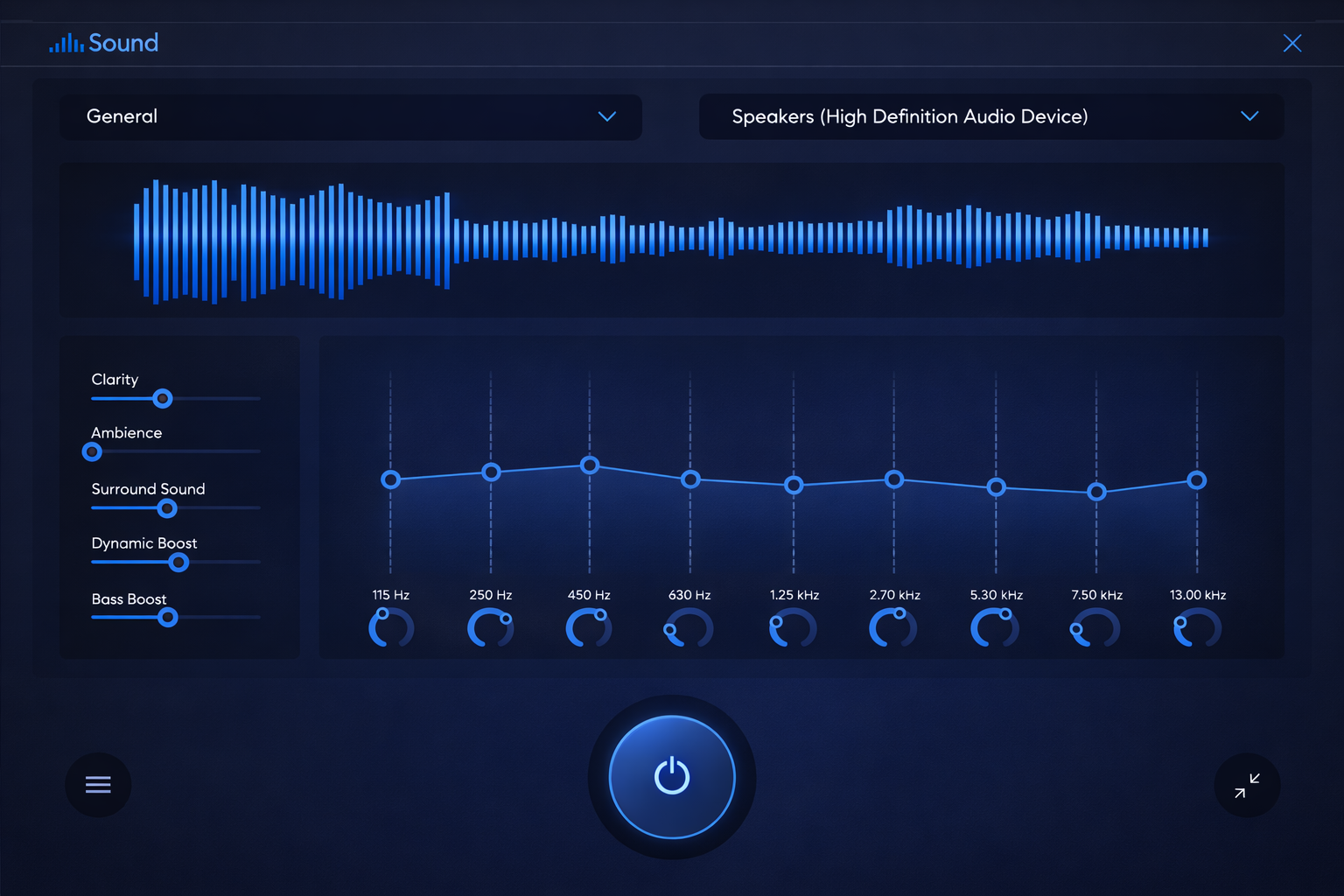 VixXLR software interface